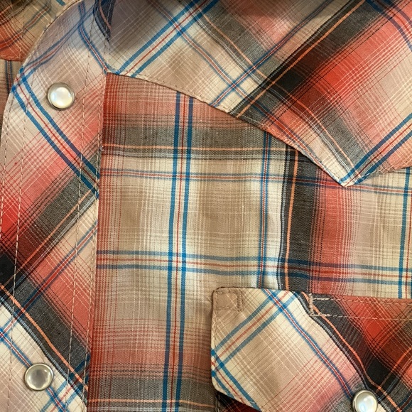 Wrangler western long sleeve shirt Mens L - Picture 3 of 6